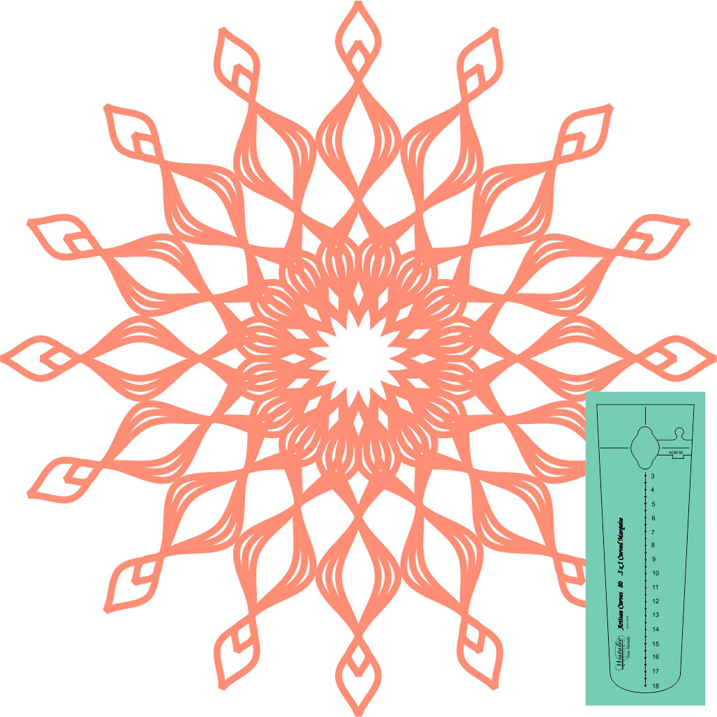 Westalee Design Artisan Curve Templates – Curved Marquise