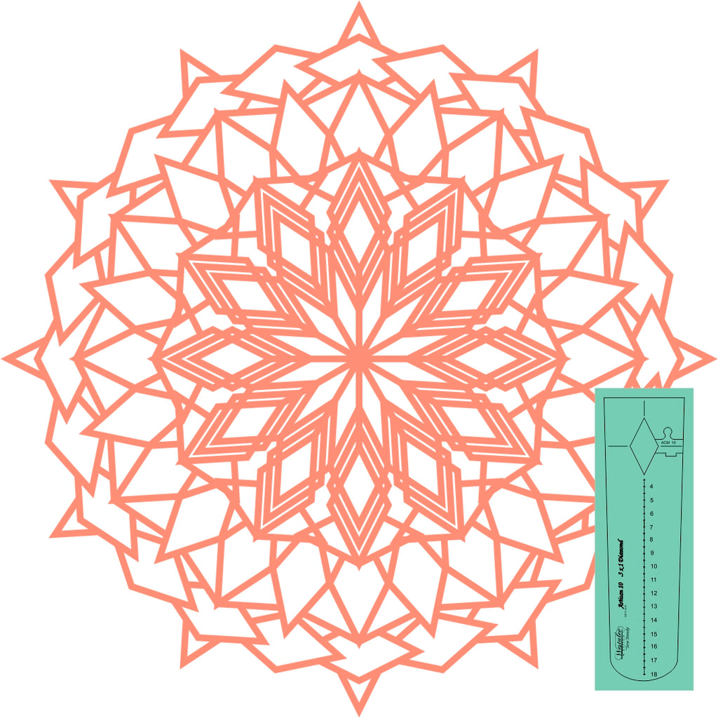 Westalee Design Artisan Curve Templates- Diamonds