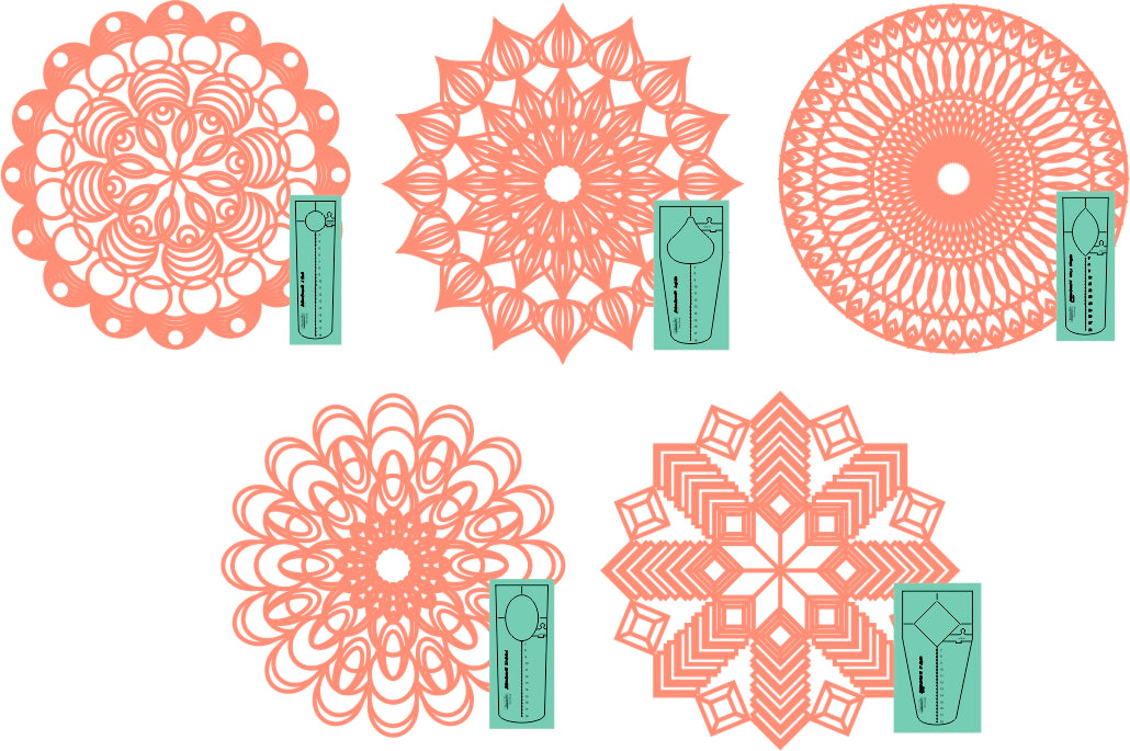 Westalee Design Artisan Sampler Template Set