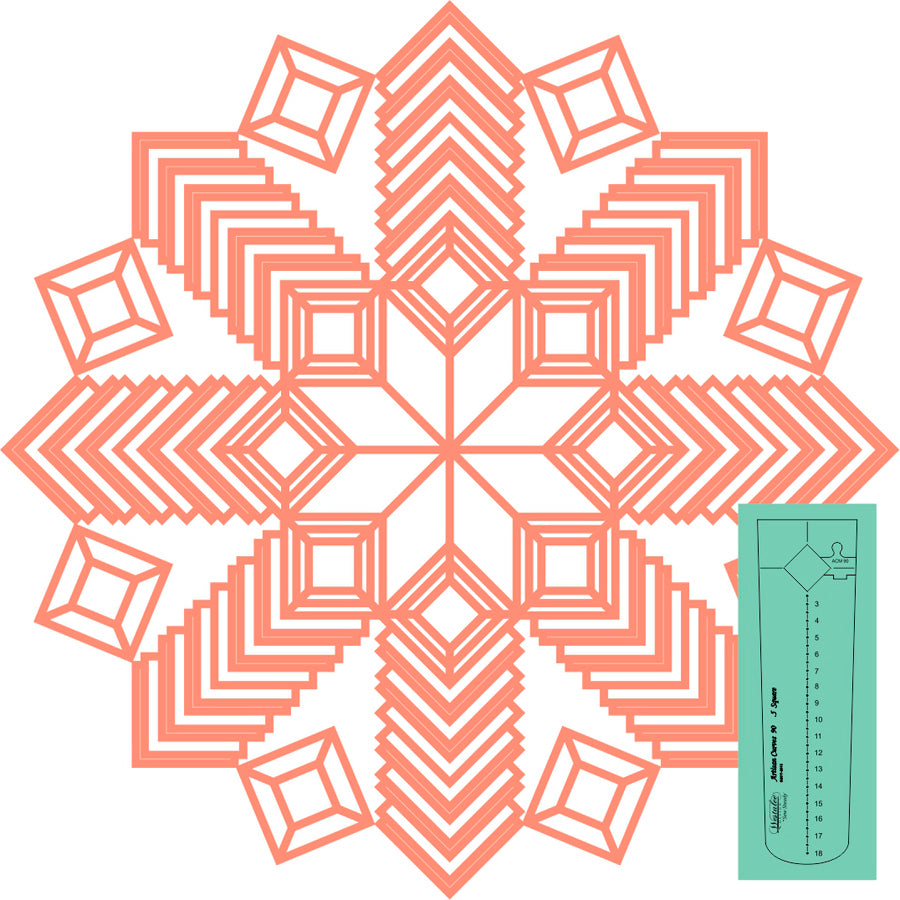 Westalee Design Artisan Curve Templates- Squares