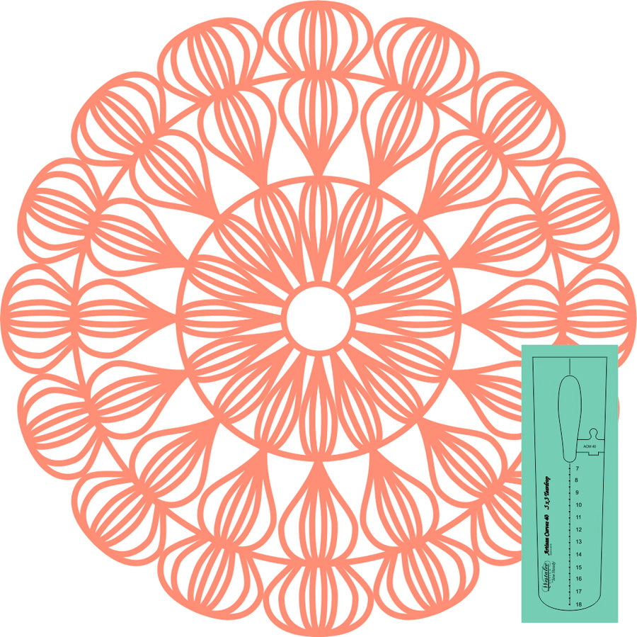 Westalee Design Artisan Curve Templates- Teardrop