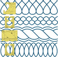 Westalee Design Border Sampler 5pc Template Set