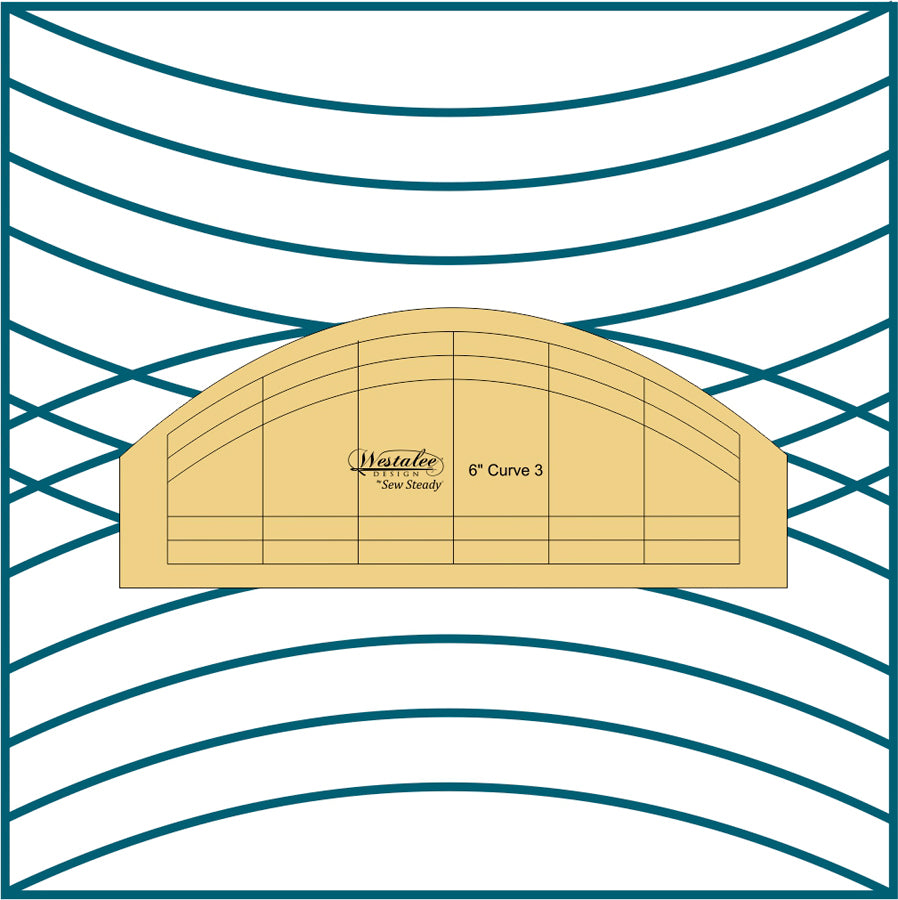 Westalee Design 6″ Curves Templates