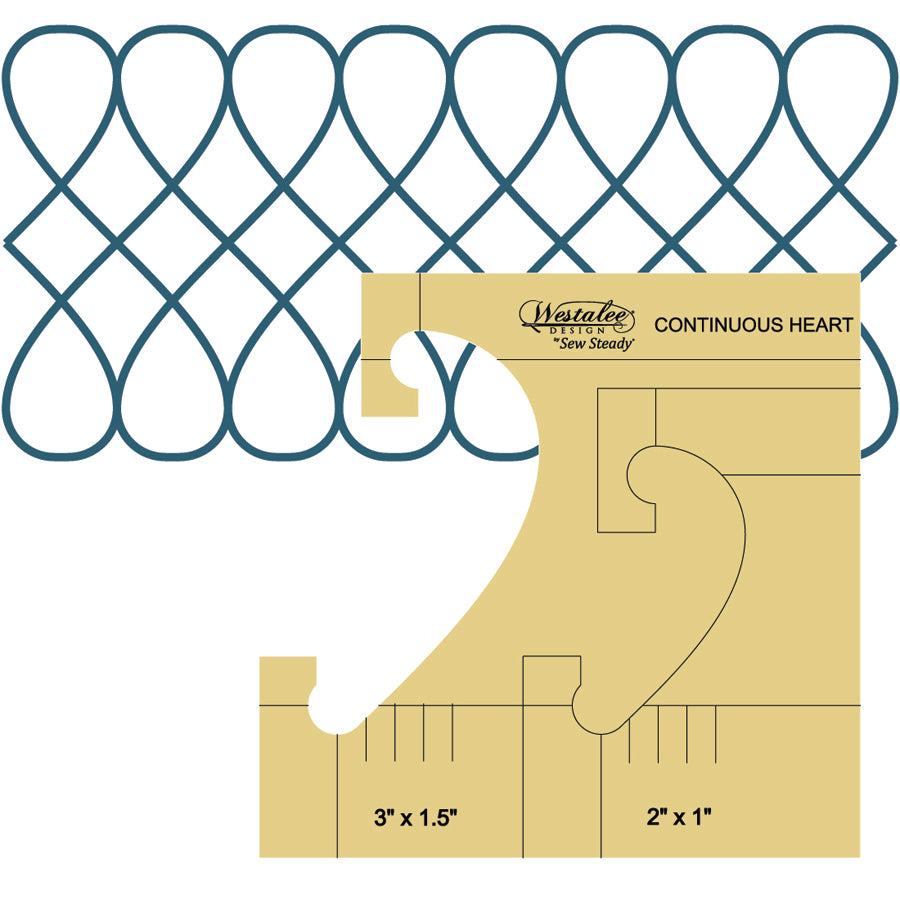 Westalee Design Continuous Heart Border Tool (Small)