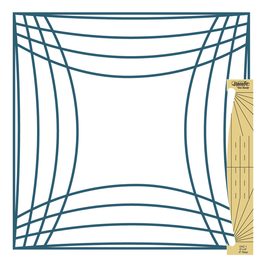 Westalee Design Curved Cross Hatch