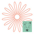 Westalee Design Circles On Quilts Spinning Wheel #10 Template
