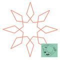 Westalee Design Circles On Quilts Spinning Wheel #13 Template