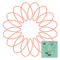 Westalee Design Circles On Quilts Spinning Wheel #14 Template