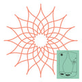 Westalee Design Circles On Quilts Spinning Wheel #18 Template