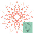 Westalee Design Circles On Quilts Spinning Wheel #2 Template
