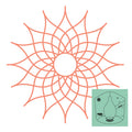 Westalee Design Circles On Quilts Spinning Wheel #20 Template