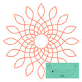 Westalee Design Circles On Quilts Spinning Wheel #27 Template