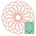 Westalee Design Circles On Quilts Spinning Wheel #30 Template
