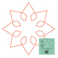 Westalee Design Circles On Quilts Spinning Wheel #36 Template