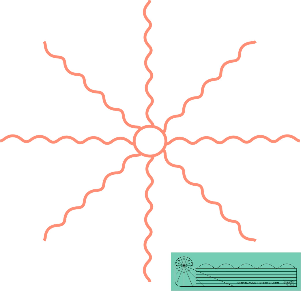 Westalee Design Spinning Waves Template #1