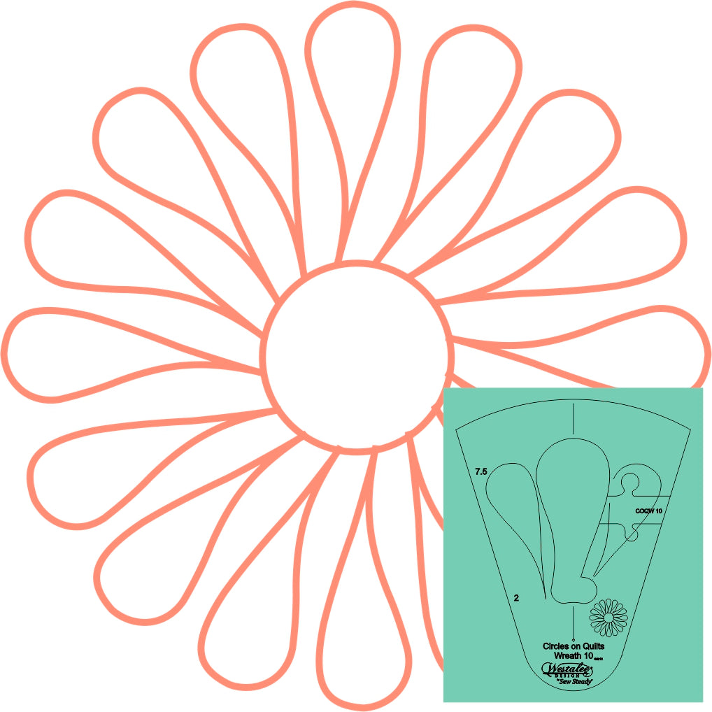 Westalee Design Wreath #10 Template