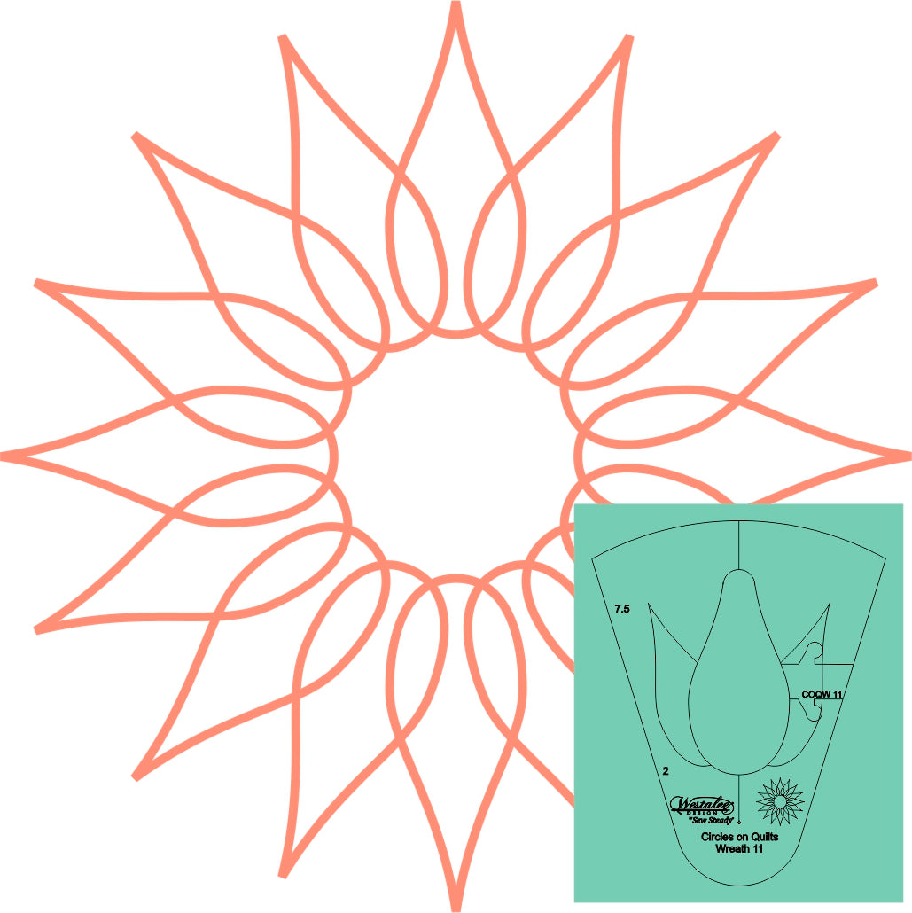 Westalee Design Wreath #11 Template