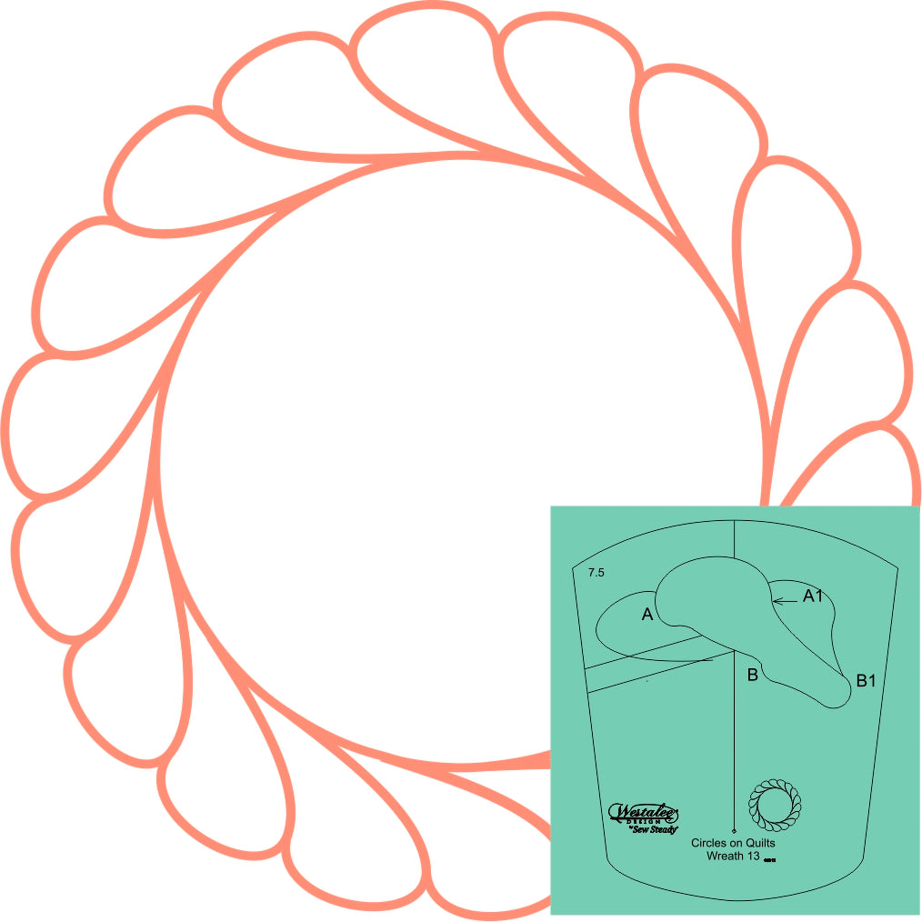 Westalee Design Wreath #13 Template