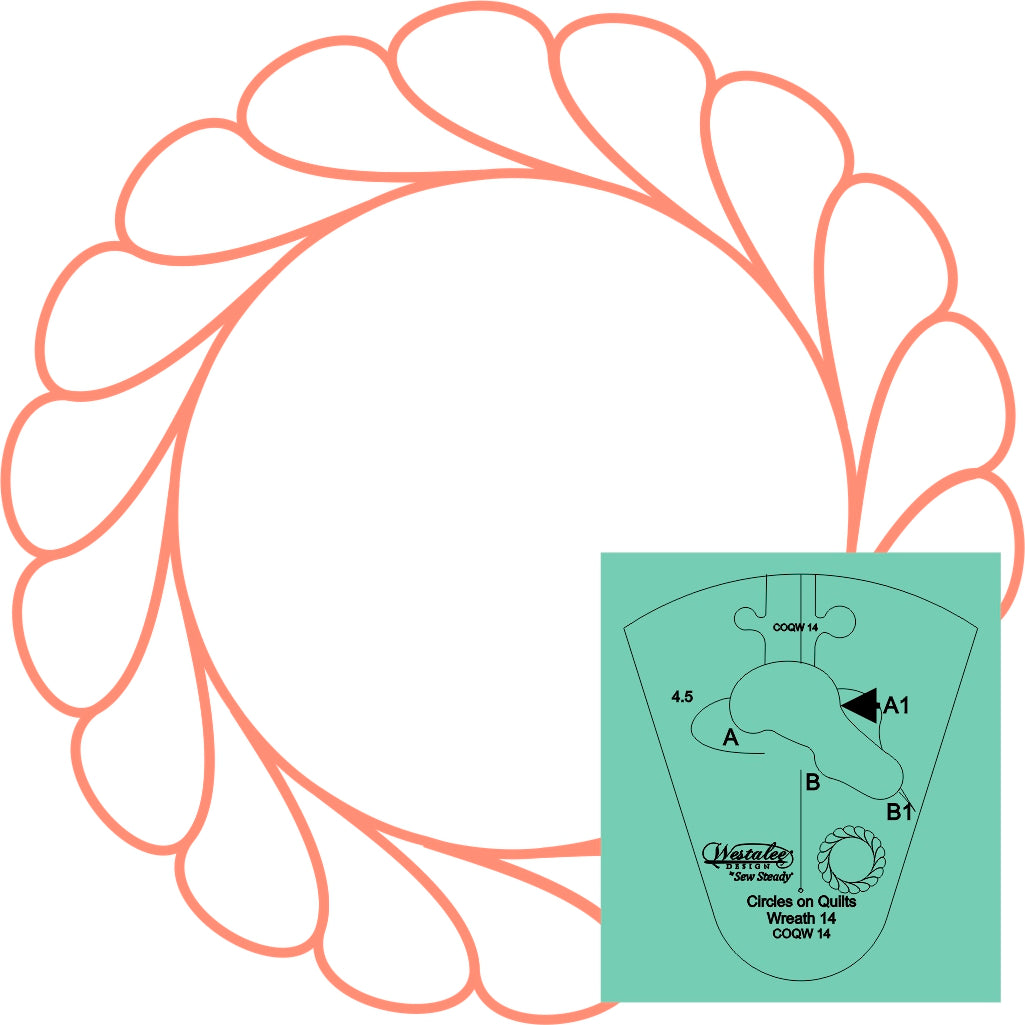 Westalee Design Wreath #14 Template