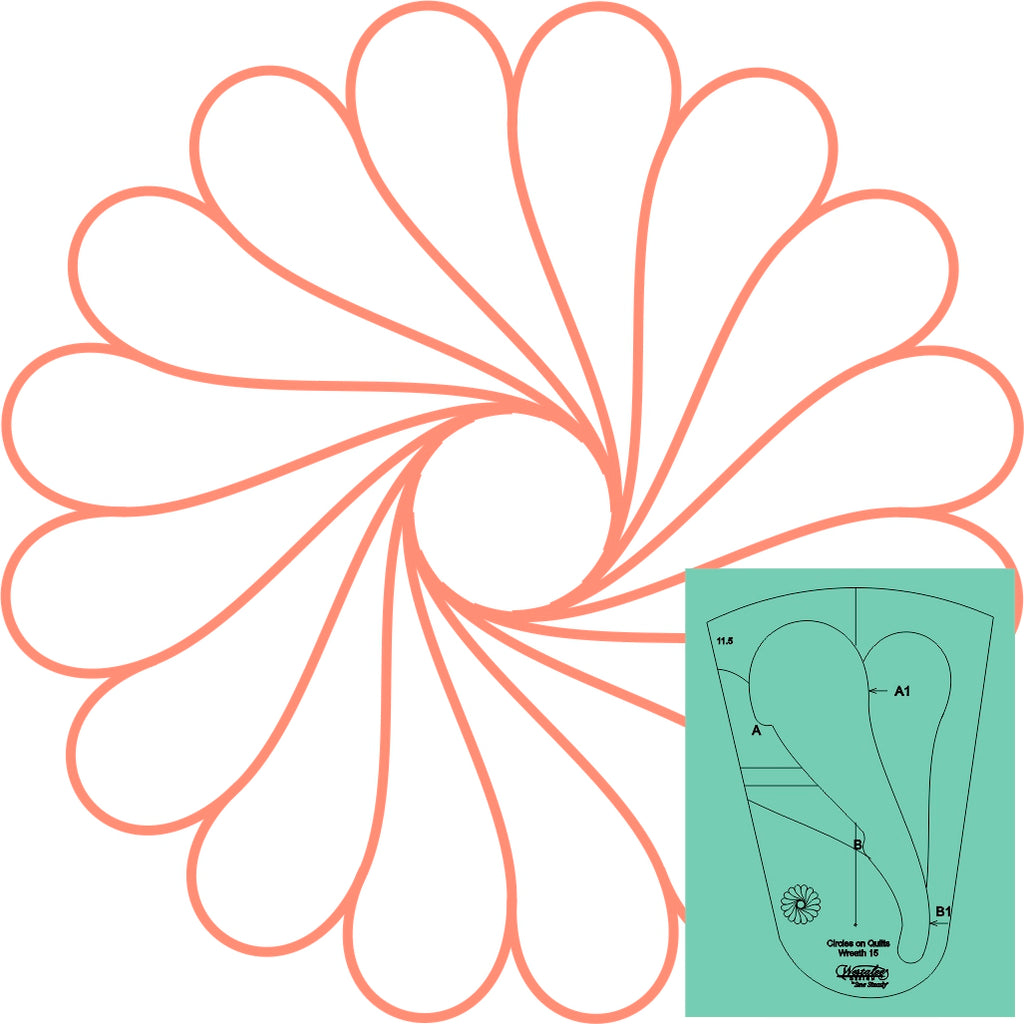 Westalee Design Wreath #15 Template