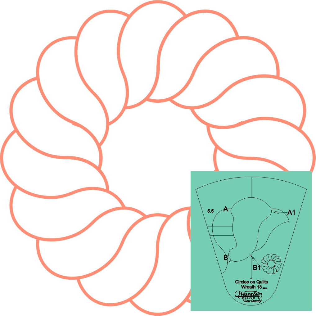 Westalee Design Wreath #18 Template