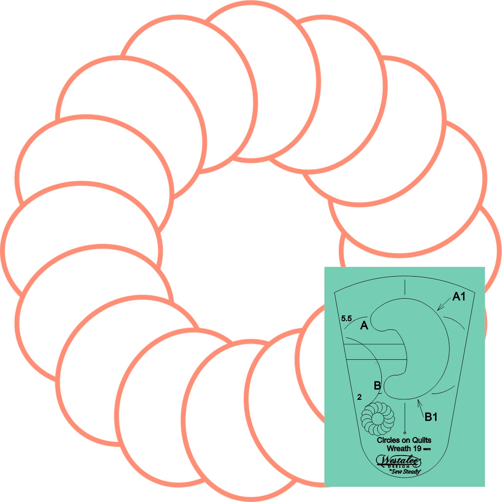 Westalee Design Wreath #19 Template