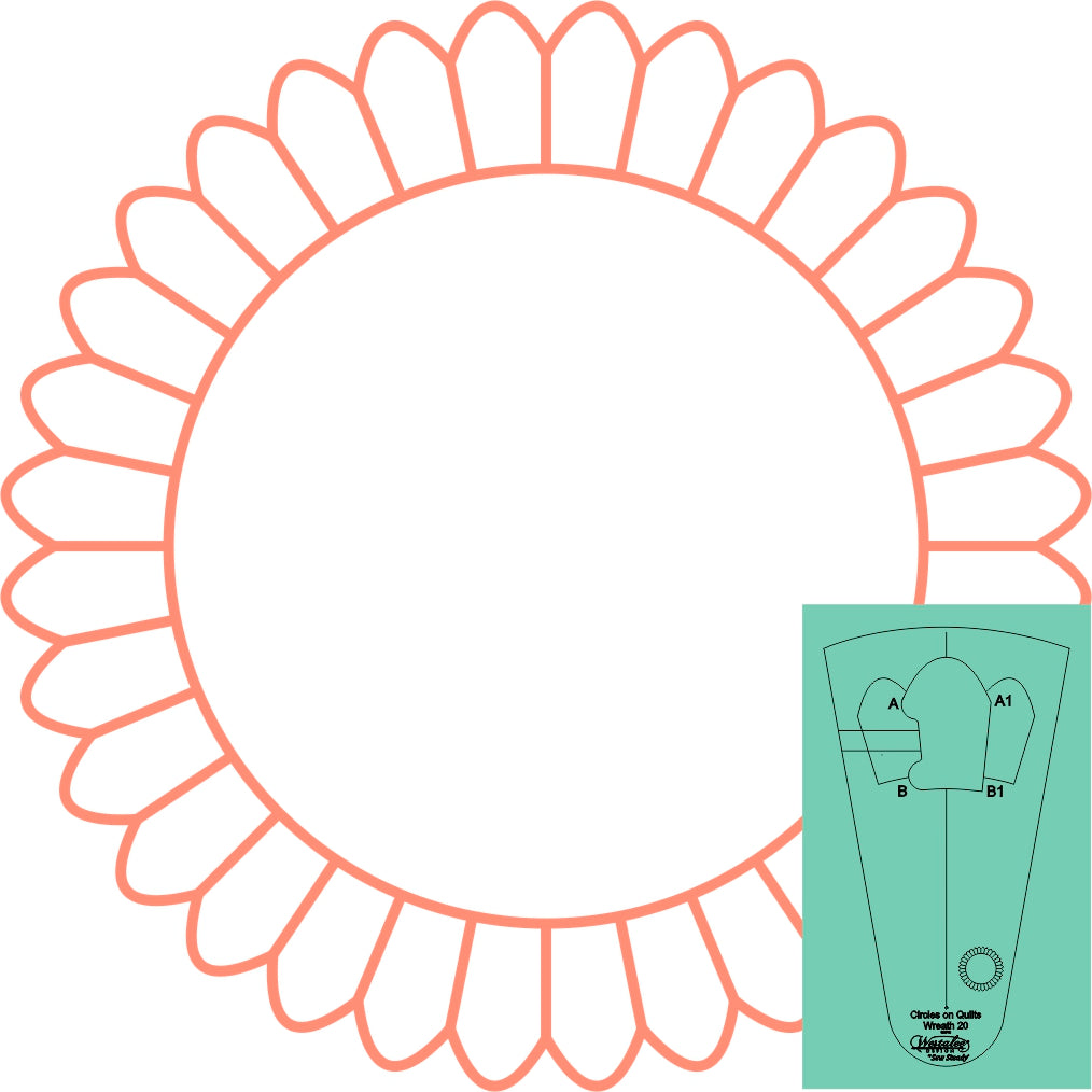 Westalee Design Wreath #20 Template