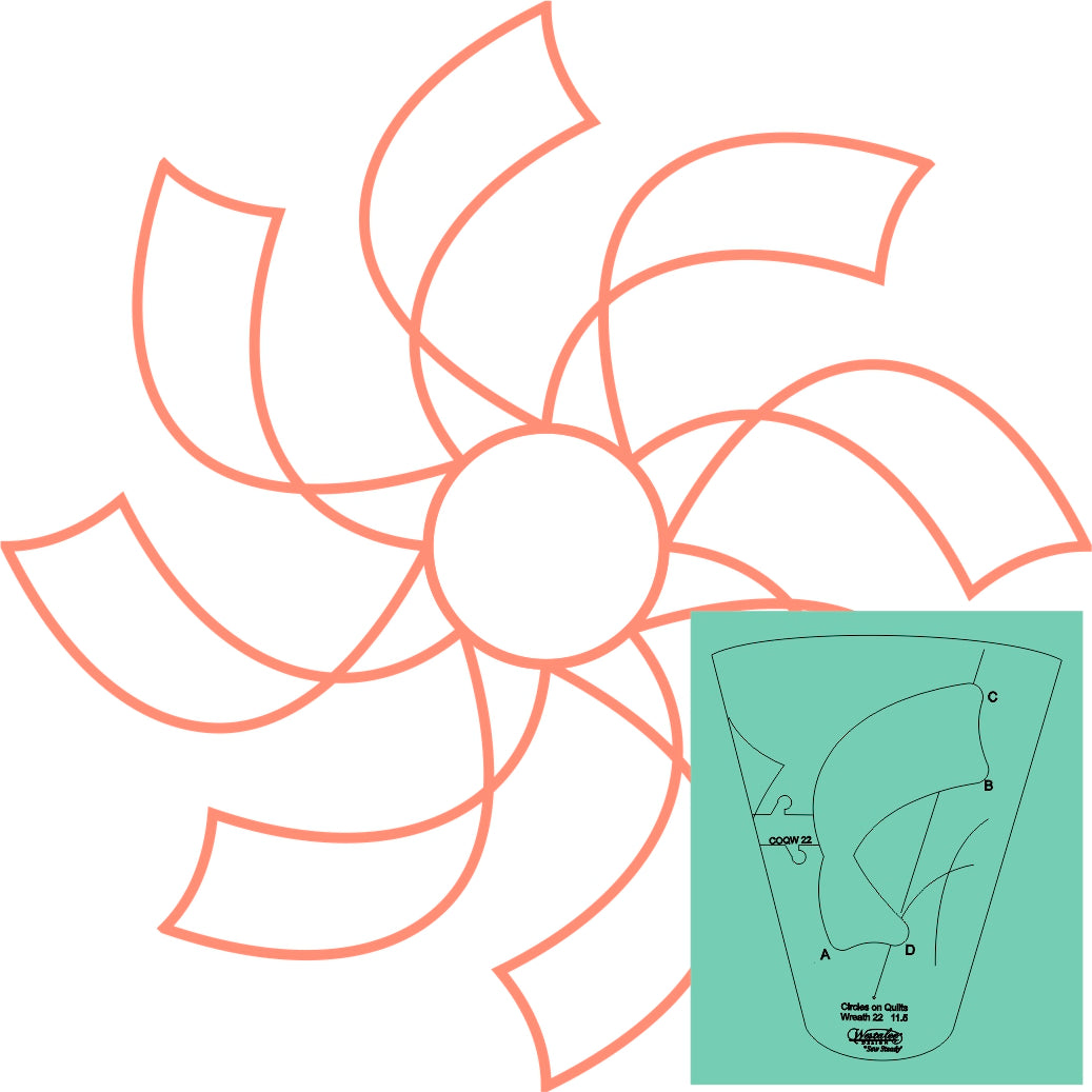 Westalee Design Wreath #22 Template