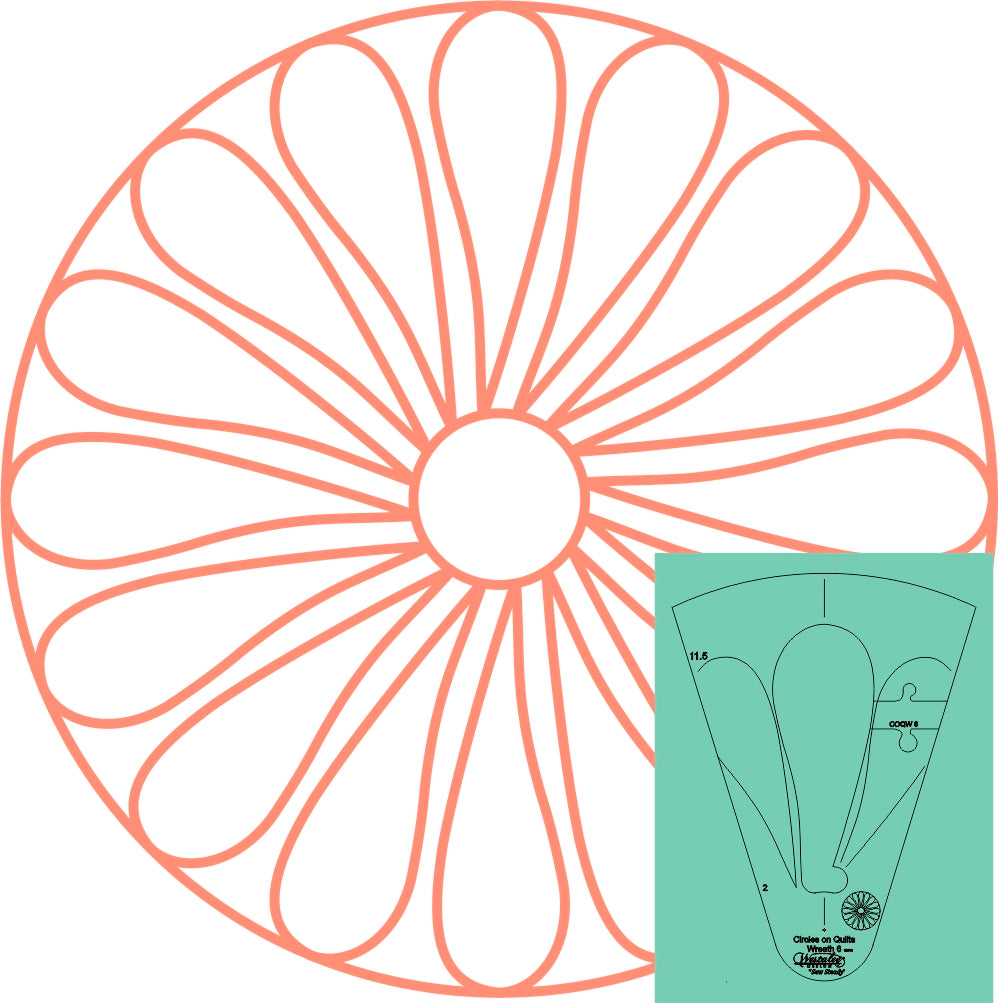 Westalee Design Wreath #6 Template