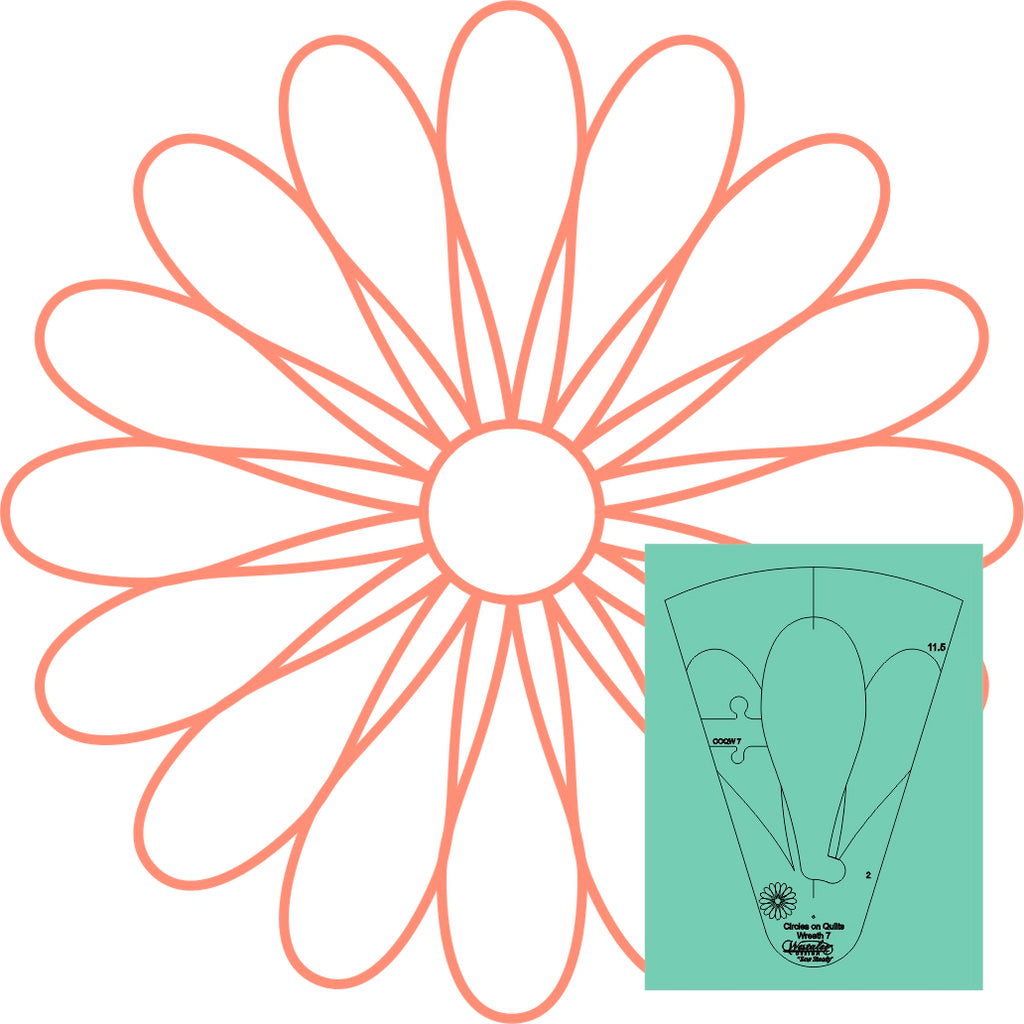 Westalee Design Wreath #7 Template