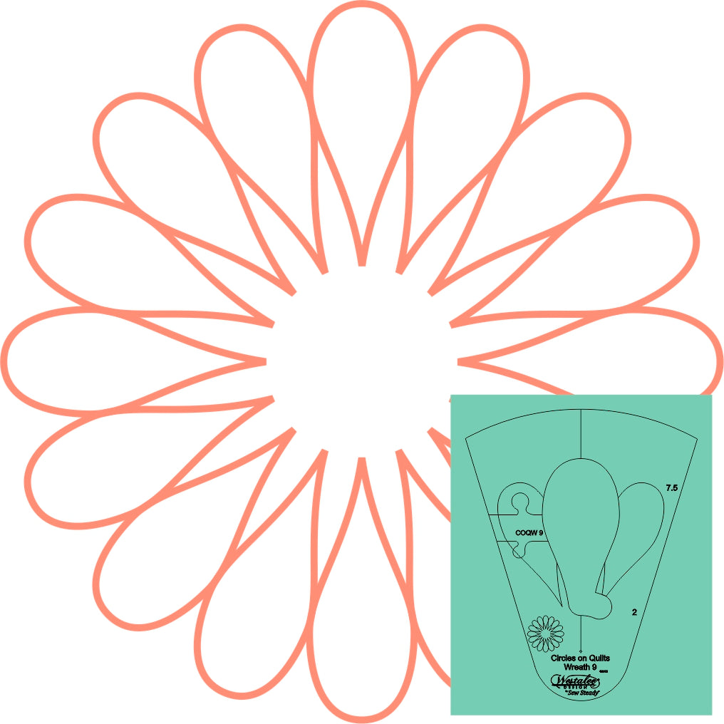 Westalee Design Wreath #9 Template