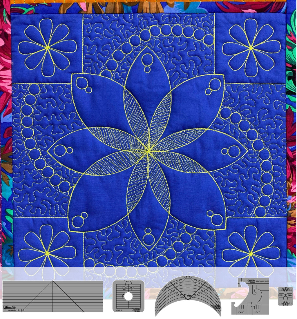 Westalee Design Flower Power Block Template Set