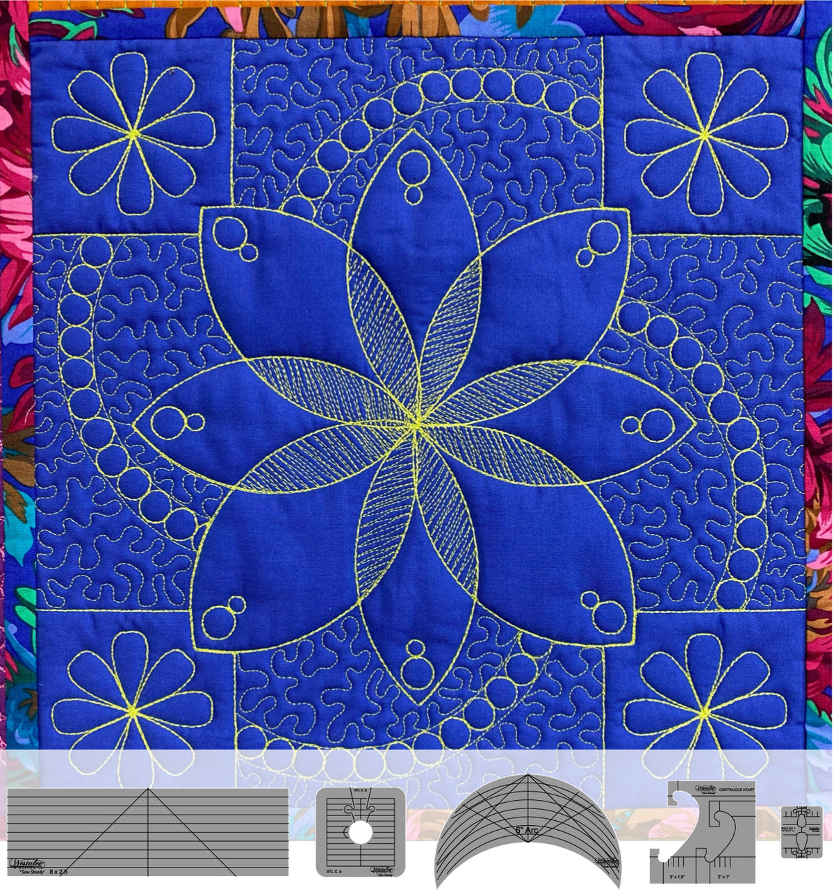Westalee Design Flower Power Block Template Set