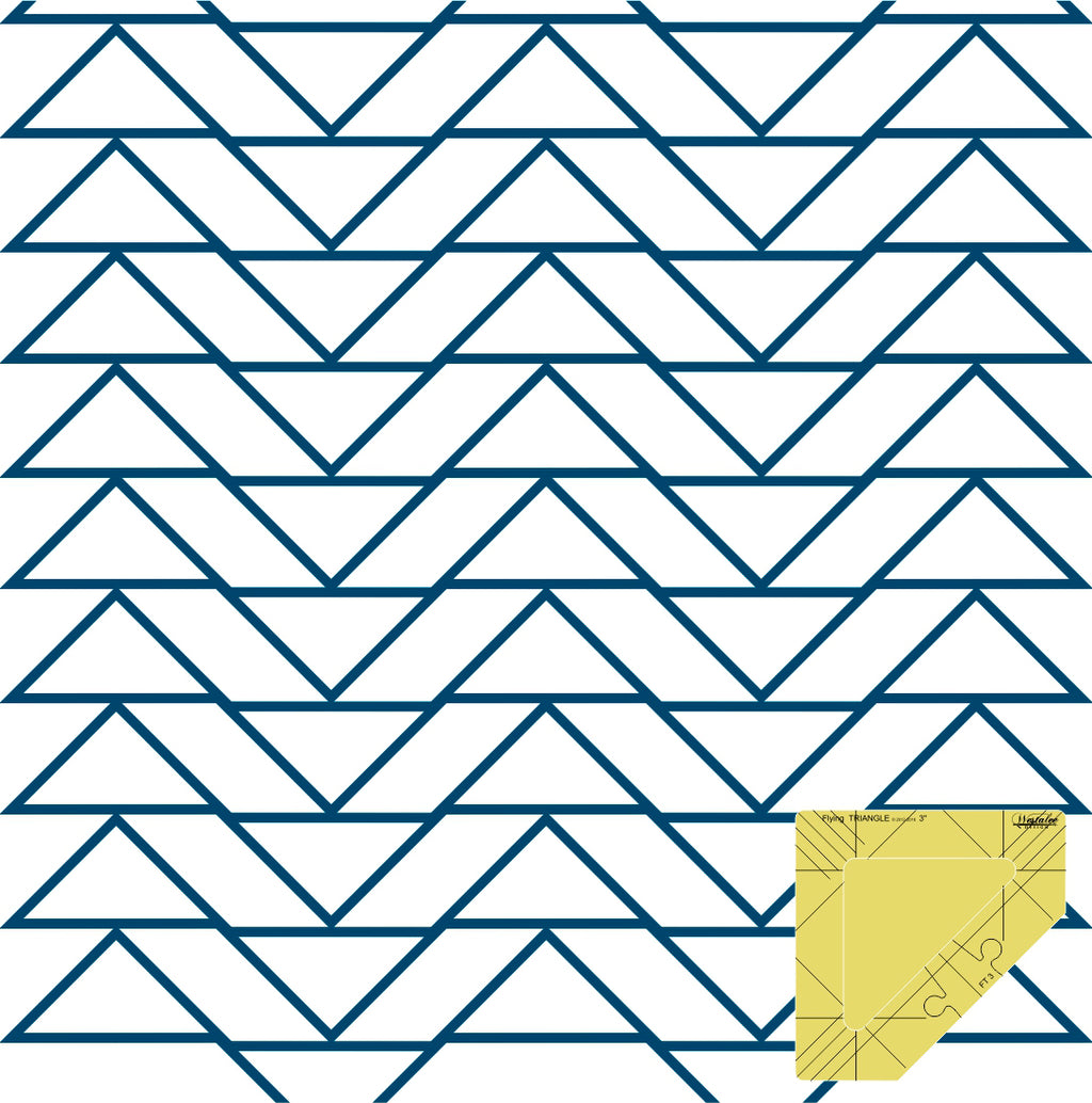 Westalee Design Flying Triangle Templates – London Collection