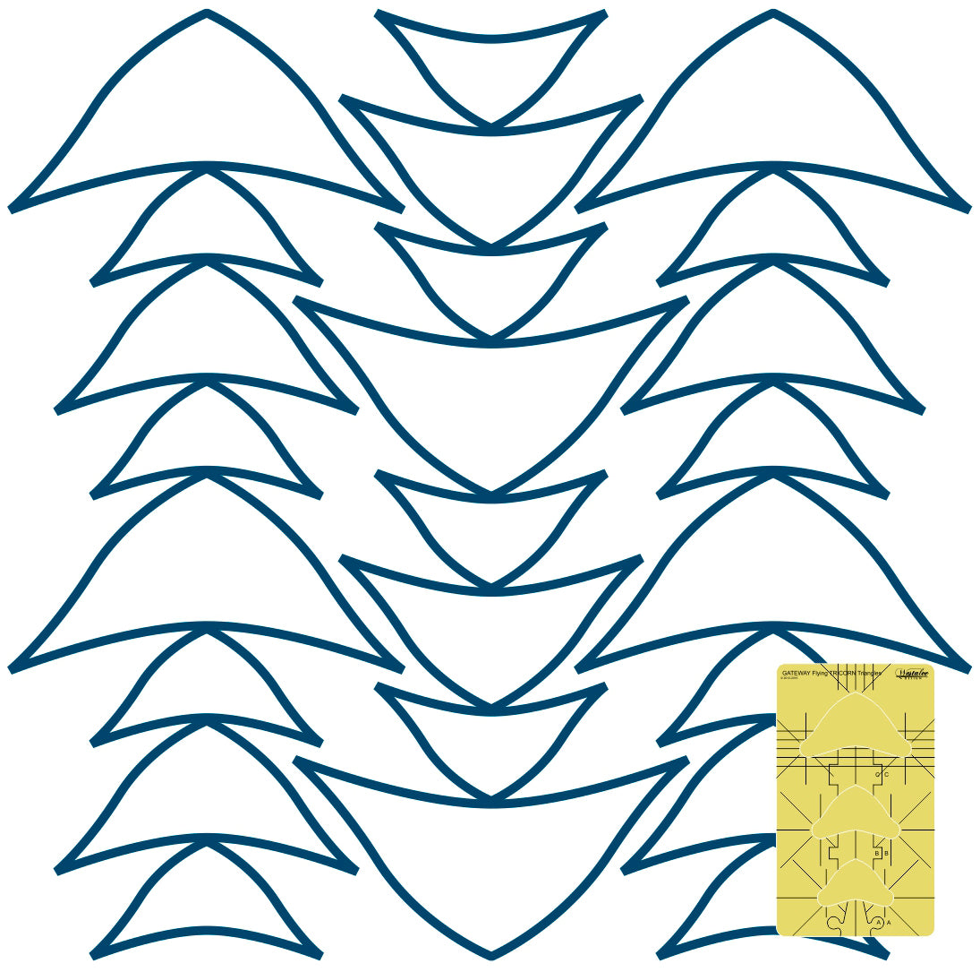 Westalee Design Flying Tricorn Templates – London Collection