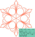 Westalee Design Grand Leaf 7pc Template Set