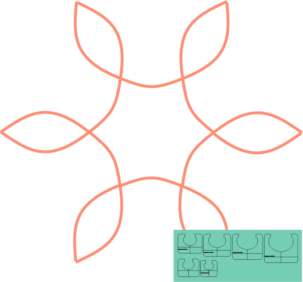Westalee Design Grand Leaf Center 1 Templates