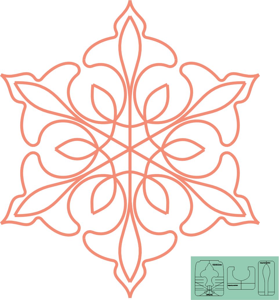 Westalee Design 3pc Grand Leaf Sampler Template Set