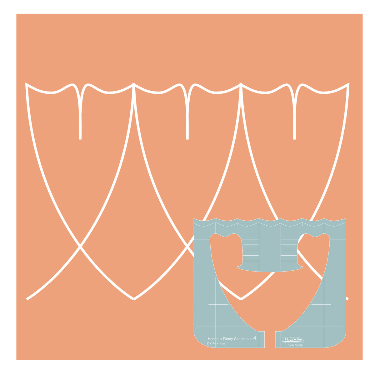 Westalee Design Hearts-a-Plenty Templates