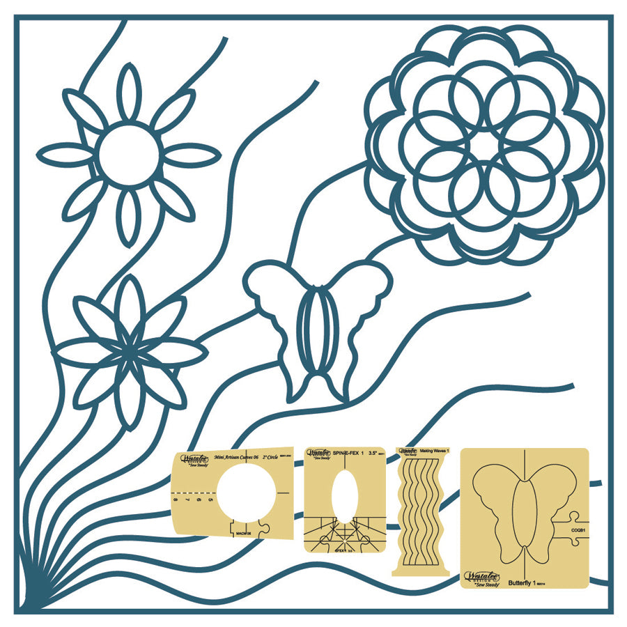 Westalee Design Leonie Selection 4pc Template Set