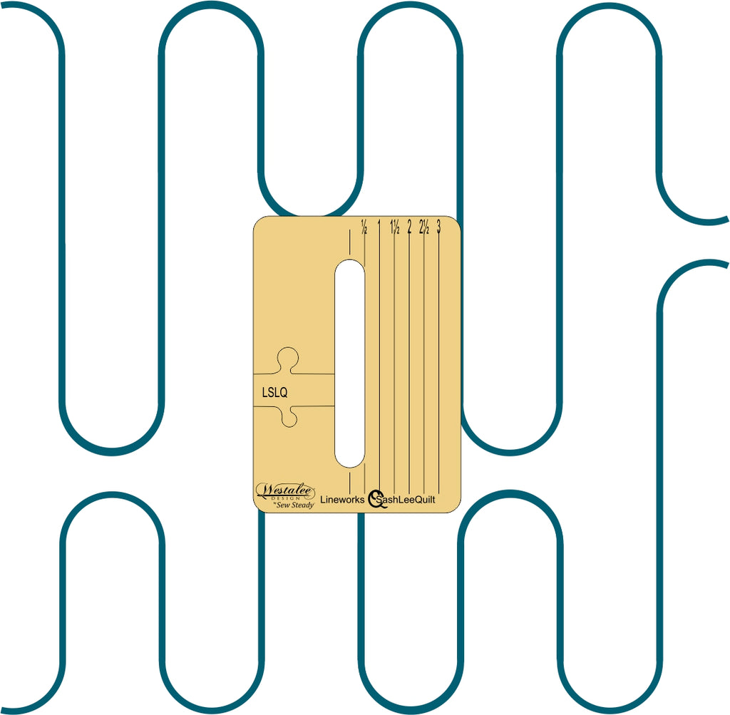 Westalee Design Sashlee Quilt Template – Line Works