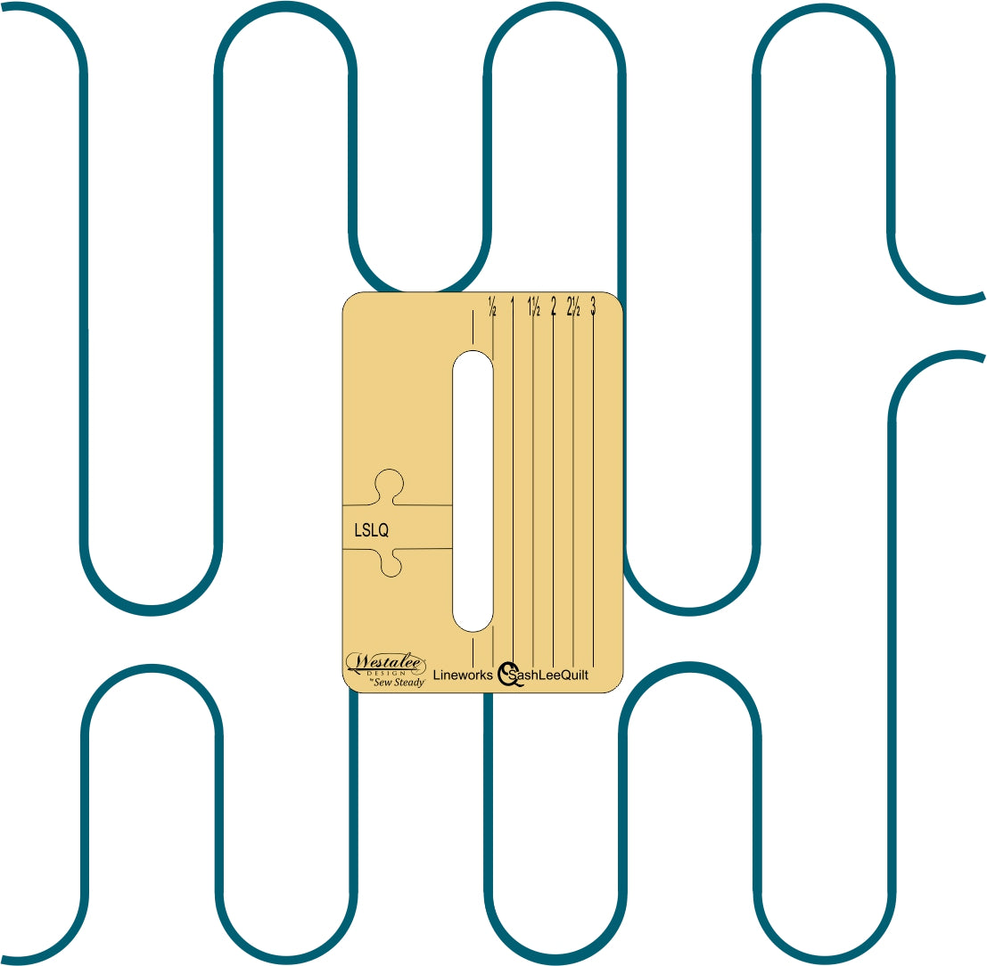 Westalee Design Sashlee Quilt Template – Line Works