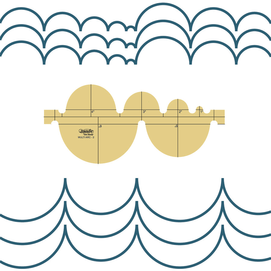 Westalee Design Multi Arc Rulers-Circles