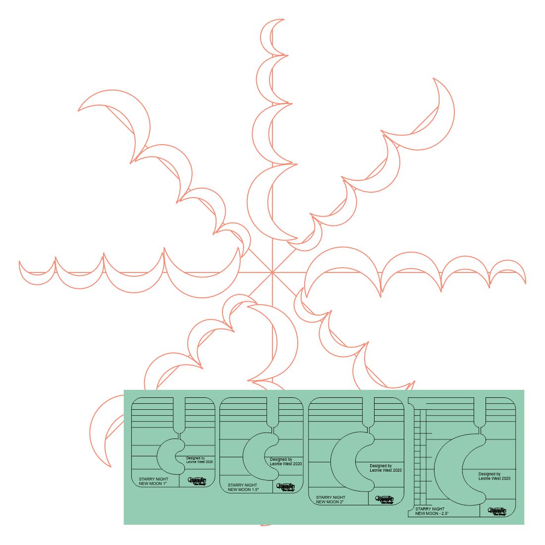 Westalee Design New Moon Templates