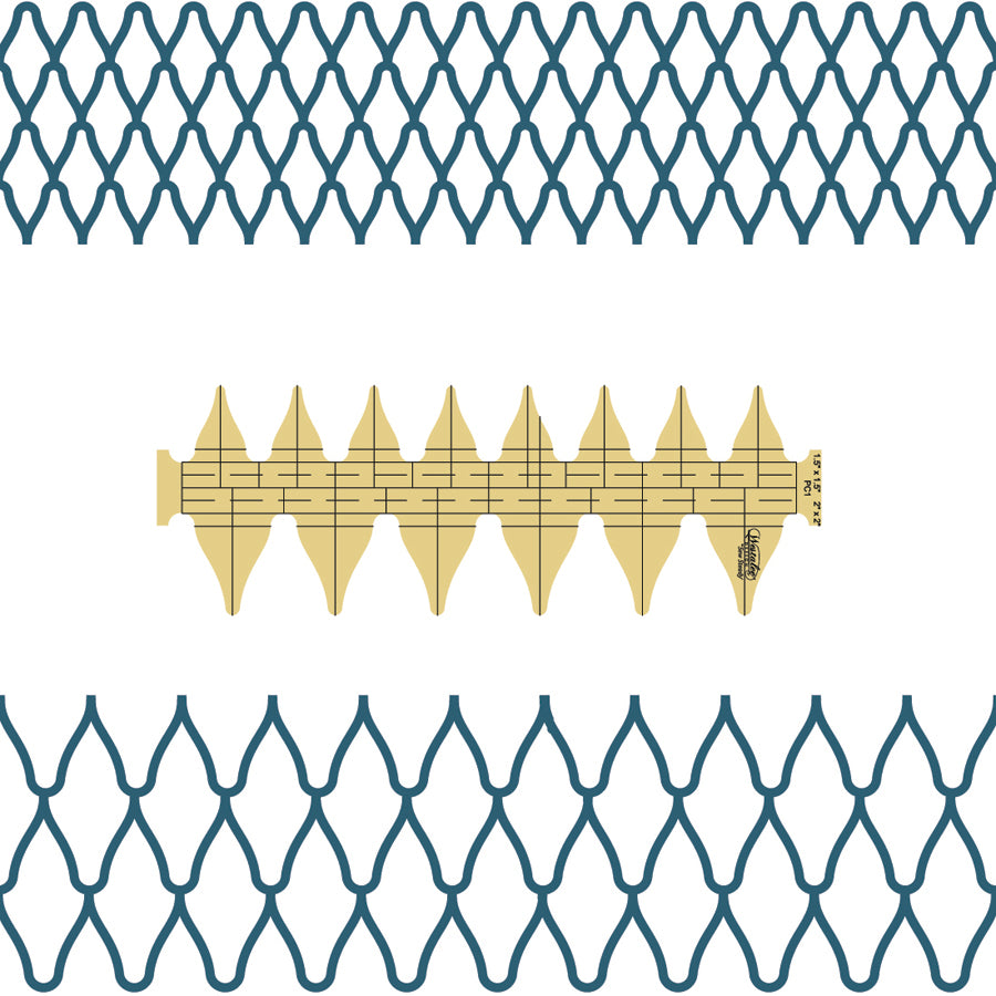 Westalee Design Persian Clamshell Template