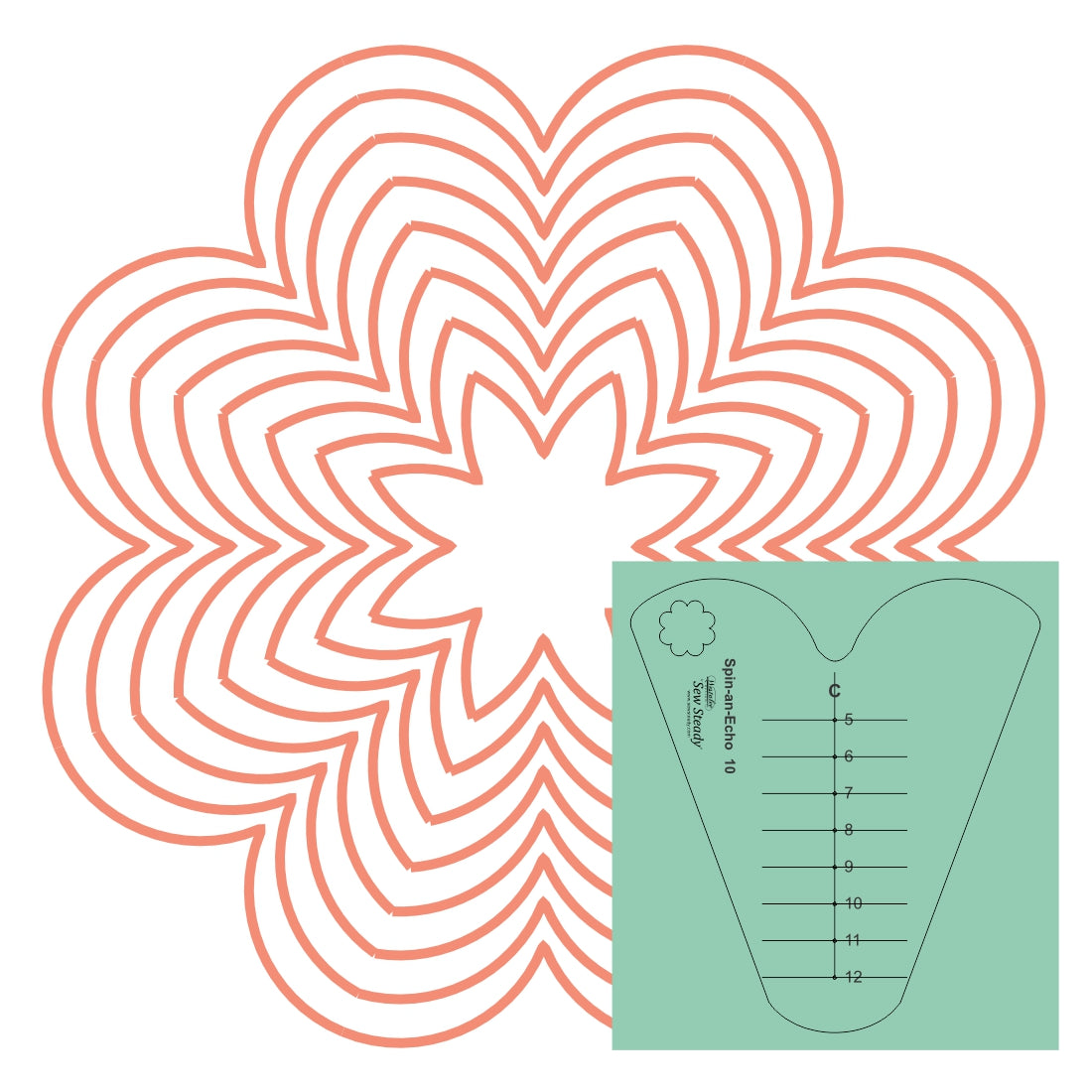 Spin an Echo #10 Template