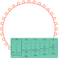 Westalee Design Strand of Pearls 1/2″ Templates: Jewel Series