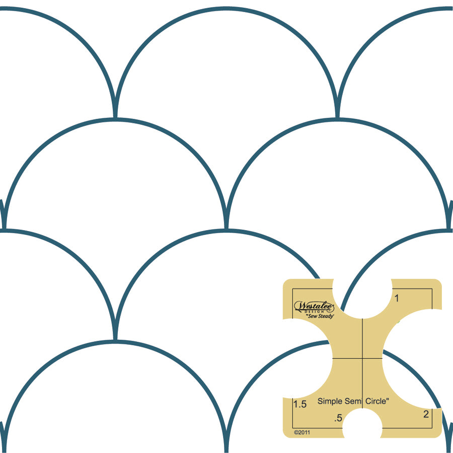 Westalee Design Simple Semi Circles