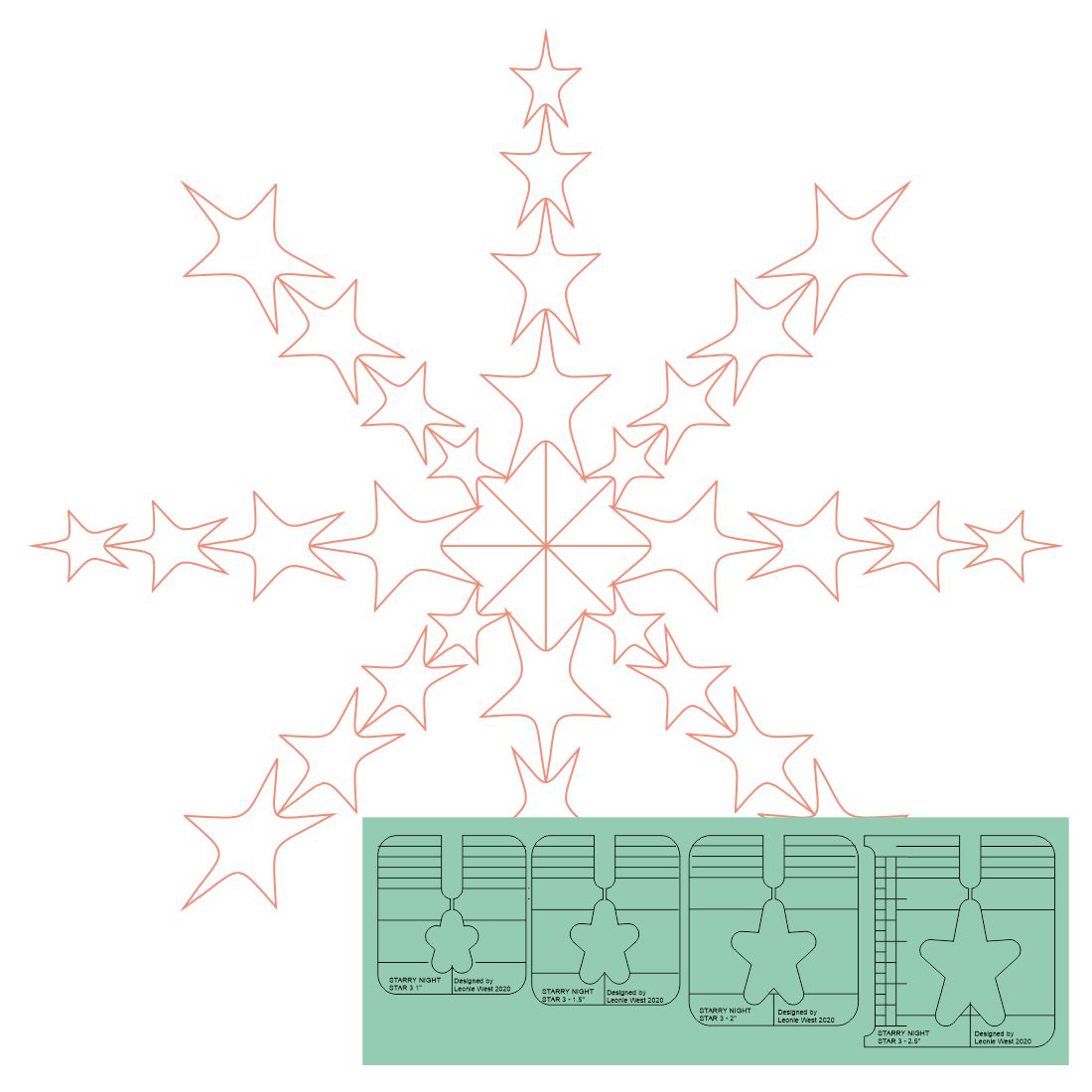 Westalee Design Star 3 Templates