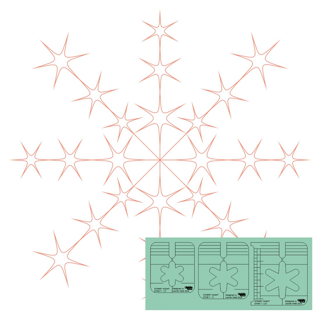 Westalee Design Star 7 Templates